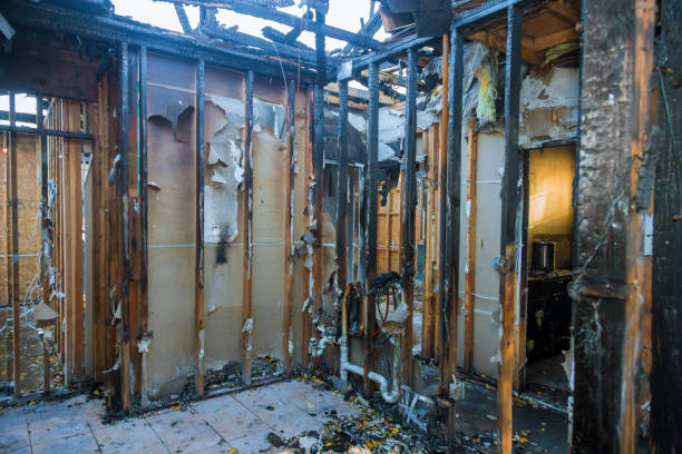 Professional Emergency Fire Cleanup technician working in Balsam Lake, WI